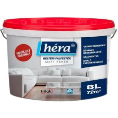 HÉRA beltéri falfesték fehér 8 liter _ piros tetős