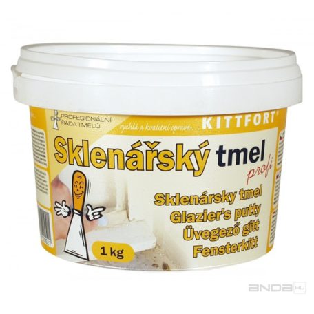 Kittfort Üvegező kitt szürke 1kg