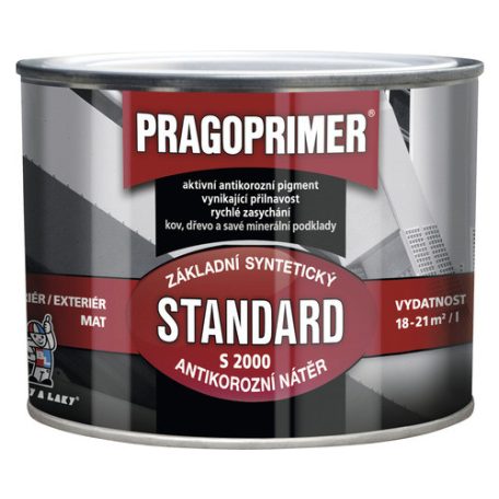 PRAGOPRIMER S2000 STANDARD korróziógátló alapozó szürke 0,35 L