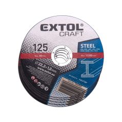 Extol vágókorong acélhoz 125x1,0x22,2 mm