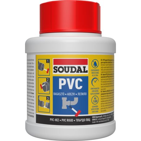 SOUDAL 42A PVC cső ragasztó 250 ml