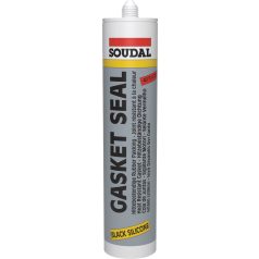   SOUDAL Gasket Seal - hőálló olajálló rugalmas szilikon fekete 310 ml