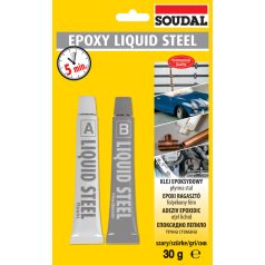 SOUDAL Epoxy Liquid Steel 2K epoxi ragasztó 2x15 g