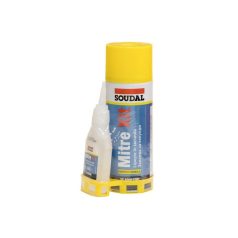   Soudal Mitre Kit 2k pillanatragasztó A+B 400 ml aktivátor+100 g ragasztó