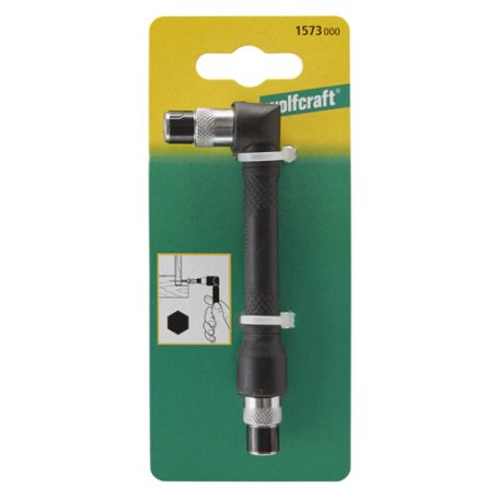 Wolfcraft kézi sarokcsavarhúzó 2 db bitbefogóval