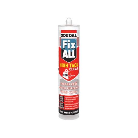 SOUDAL Fix-All High Tack Clear színtelen 290ml