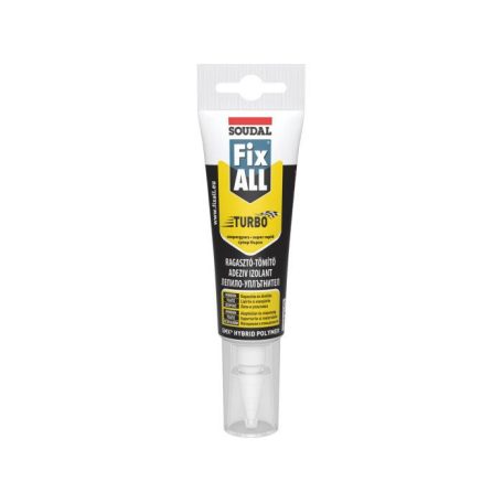 SOUDAL Fix-All Turbo fehér 125 ml - Gyorskötésű