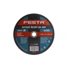 Fémvágó korong átmérő 230 mm/1,6 mm