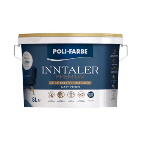 Poli-Farbe Inntaler Premium Latex beltéri falfesték 8 liter