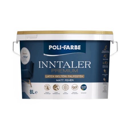 Poli-Farbe Inntaler Premium Latex beltéri falfesték 8 liter