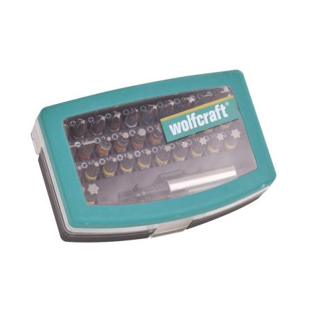 Wolfcraft Bit-Box csavarozó bit készlet, 32 részes