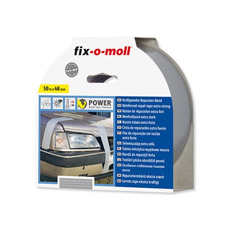 Fix-o-moll premium szövetszalag extra erős 10mx50mm fekete