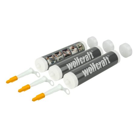 Wolfcraft üres tubusok saját készítésű fugamasszához 3db (310 ml)