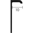 Profilplast szögletes csempeélvédő PVC - 10 mm, manhattan 2,7 m
