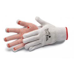   Cottonstar pamutkesztyű tenyéroldalon pettyekkel CAT-1 XL-méret Schuller