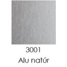 Profilplast szögletes alu csempeélvédő - 8 mm, alu natúr 3 m