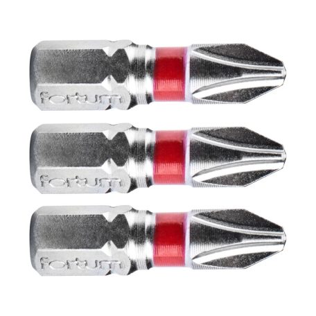 Fortum behajtóhegy PH 2x25 mm, 3 db, S2 acél