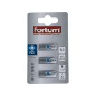 Fortum behajtóhegy PZ 3x25 mm, 3 db, S2 acél