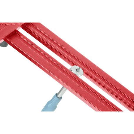 Fortum asztalos T-vonalzó és szögmérő, 350×190 mm, ALU, lézer gravírozott, mm beosztás