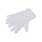 Cérnakesztyű, mandzsettával - pamut PVC fogóval