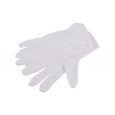 Cérnakesztyű, mandzsettával - pamut PVC fogóval