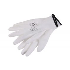 NYLON kesztyű, poliuretán áztatás 10-es