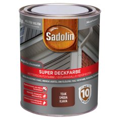   Sadolin Super Deckfarbe fedő hatású, faerezetet megtartó fafesték teak 0,75 liter