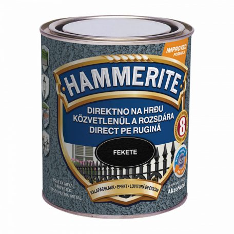 Hammerite Kalapácslakk Fekete 0,25 liter