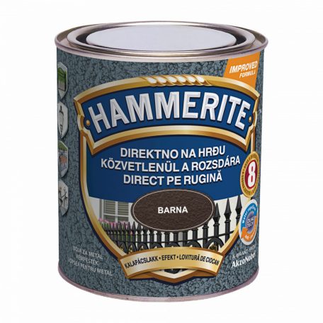 Hammerite Kalapácslakk Barna 0,25 liter