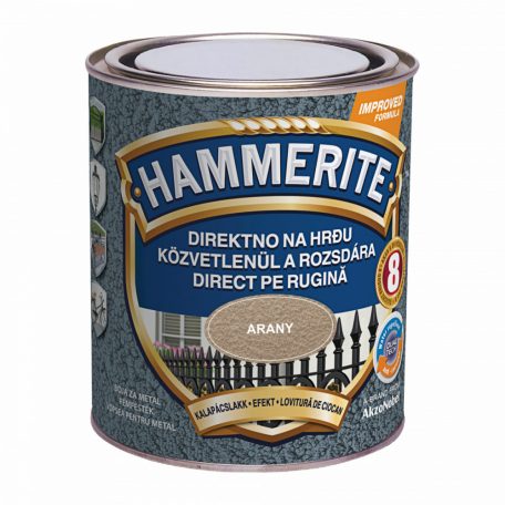 Hammerite Kalapácslakk Arany 0,25 liter