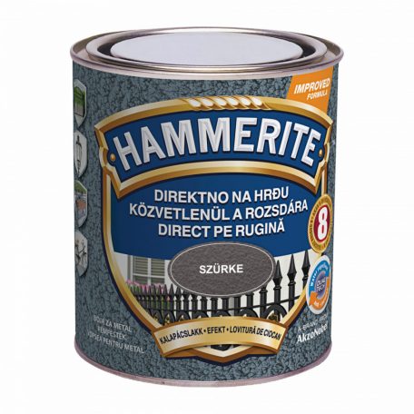 Hammerite Kalapácslakk Szürke 0,25 liter