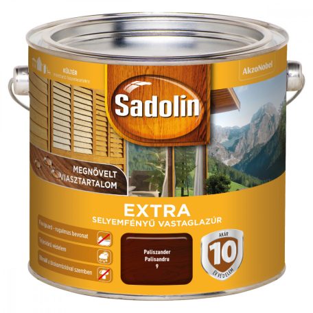 Sadolin Extra selyemfényű vastaglazúr  paliszander 2,5 liter
