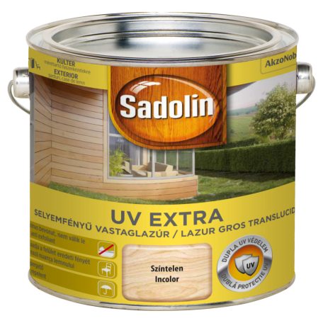 Sadolin UV Extra színtelen kültéri lazúr 2,5 liter