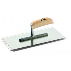   Stan Karo C1 13x28 cm fogazott glettelő, rozsdamentes, fogazás: 4x4mm