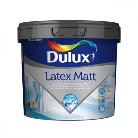 Dulux Latex matt fehér beltéri falfesték 3 liter