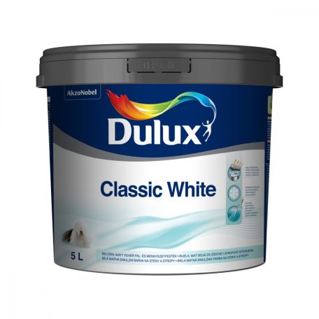 Dulux Classic White fehér fal- és mennyezetfesték  5 liter