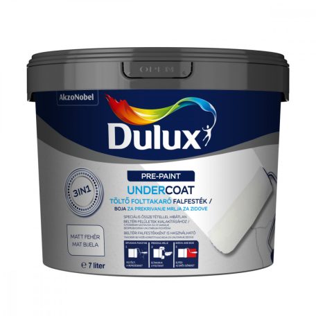 Dulux Pre-Paint Undercoat 3in1 töltő, folttakaró falfesték 7 liter