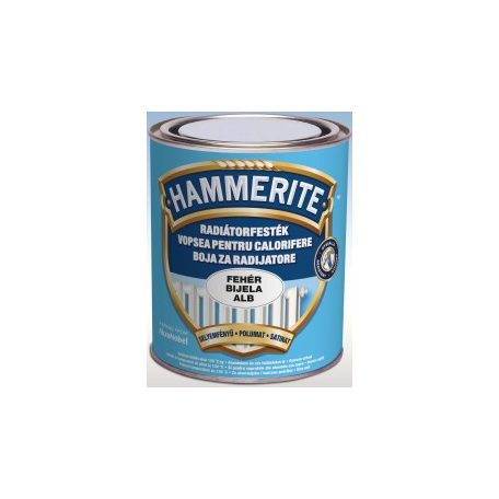 Hammerite Radiátorfesték selyemfényű fehér 0,75 liter 