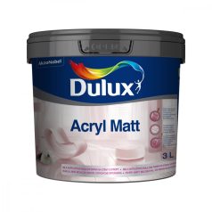 Dulux Acryl Matt fehér beltéri falfesték 3 liter