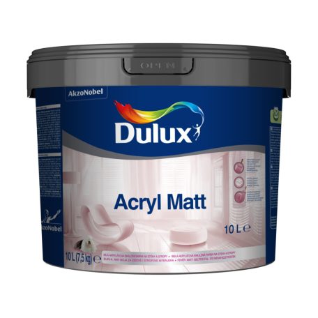 Dulux Acryl Matt fehér beltéri falfesték 10 liter