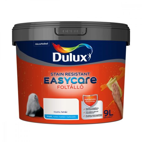 Dulux EasyCare foltálló, mosható beltéri falfesték 9 liter Tiszta fehér