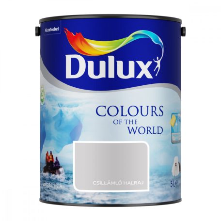 Dulux A Nagyvilág színei beltéri falfesték Csillogó hómező 2,5 liter