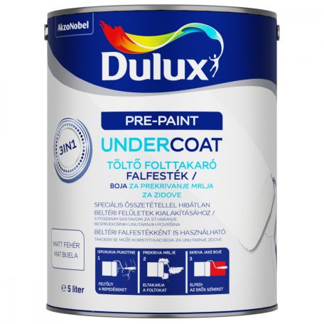 Dulux Pre-Paint Undercoat 3in1 töltő, folttakaró falfesték 5 liter
