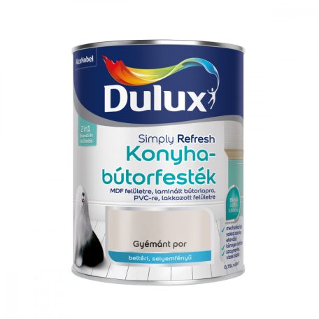 Dulux Simply Refresh konyhabútorfesték gyémánt por 0,75 liter