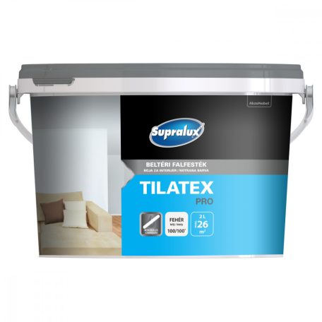 Supralux Tilatex Pro beltéri falfesték fehér 2 liter