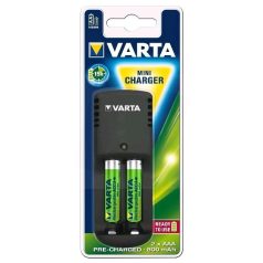 Varta Akkutöltő Mini + 2db 800mAh R2U AAA