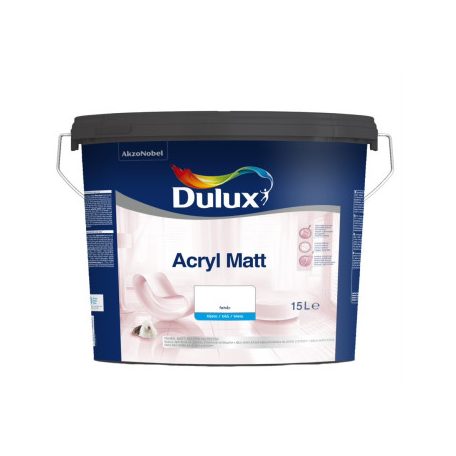 Dulux Acryl Matt fehér beltéri falfesték 15 liter