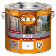 Sadolin Plus vizes bázisú lazúr fehér 2,5 liter