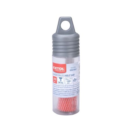 EXTOL Gyémánt körkivágó csempére, 10 mm, M14
