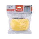 Extol kézi csiszolóblokk, (stekli) 125 mm-es csiszolókoronghoz, tépőzáras, poliuretán